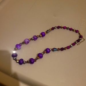 Purple necklace